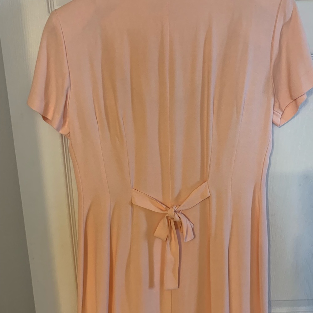 Pale peach Womens dress - Picture 6 of 7
